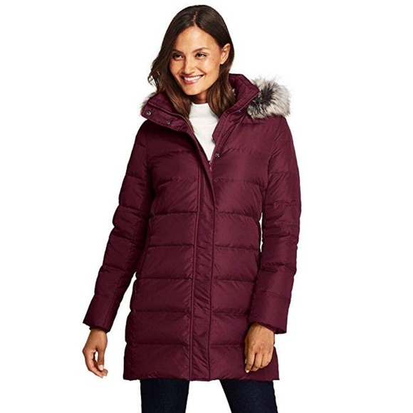 Lands' End Jackets & Coats Nwot Lands End Down Puffer Coat With Faux